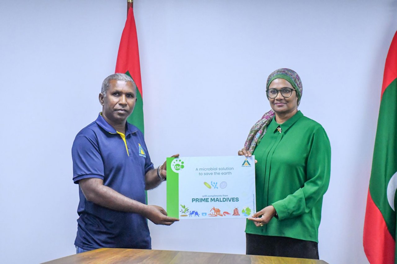 Prime Fertilizers Maldives Donates Effective Microorganisms (EM™) to Support Sustainable Agriculture