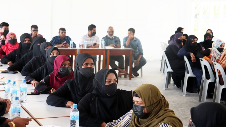 Home gardening training workshop conducted in Gaafaru